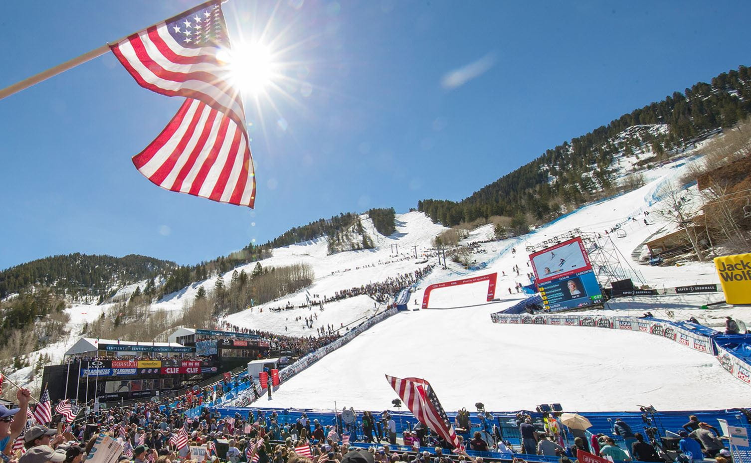 Audi FIS Ski World Cup Skiing Event at Aspen Snowmass
