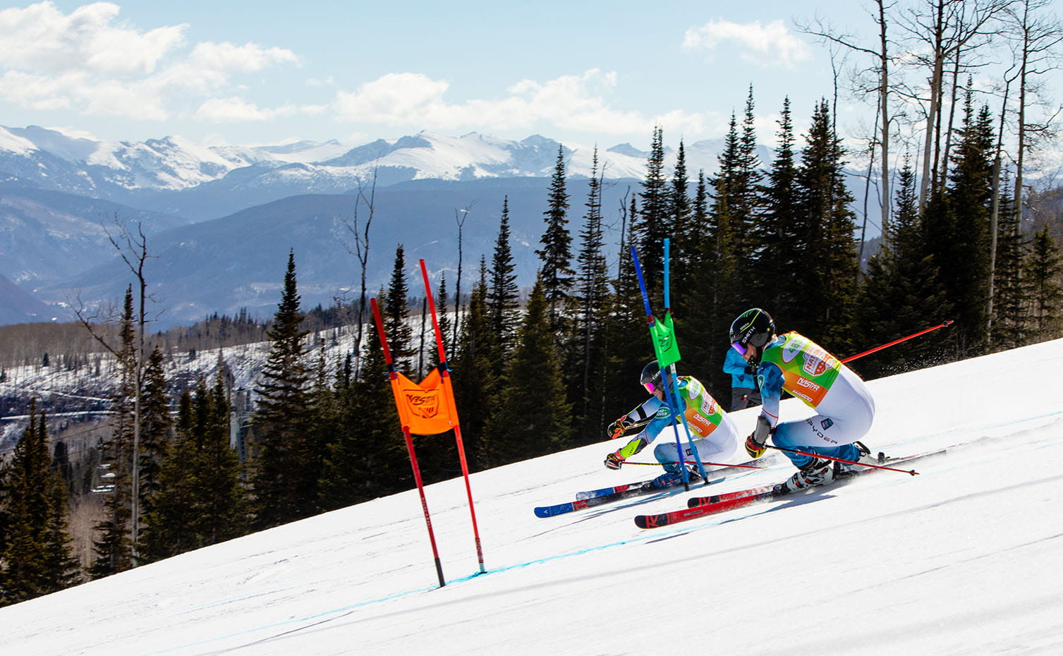 NASTAR Skiing National Championship in Snowmass, Colorado