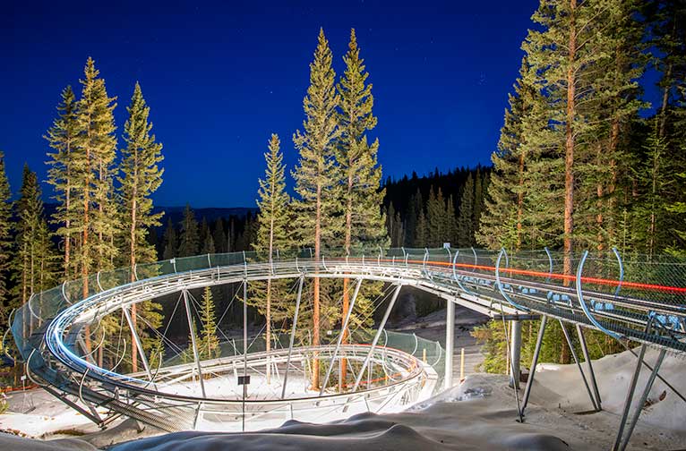 Winter Tubing Aspen Snowmass Coaster Tubing On Mountain