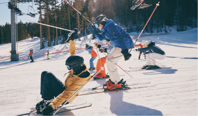 People having fun at snowmass